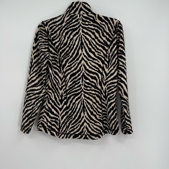 J.McLaughlin Billie Catalina cloth Animal Print  Zip Front Jacket size Small - Picture 9 of 10